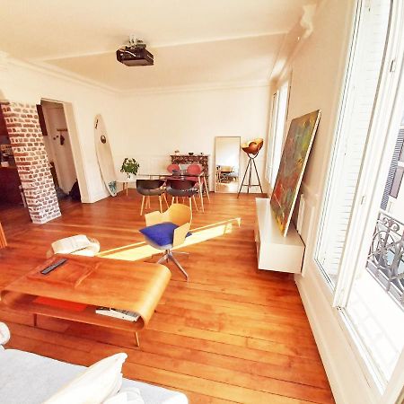 Ferienwohnung Tres Beau 2P Avec Vaste Sejour Ensoleille - A 50 M Du Metro Du Marche Et De La Mairie Clichy Exterior foto